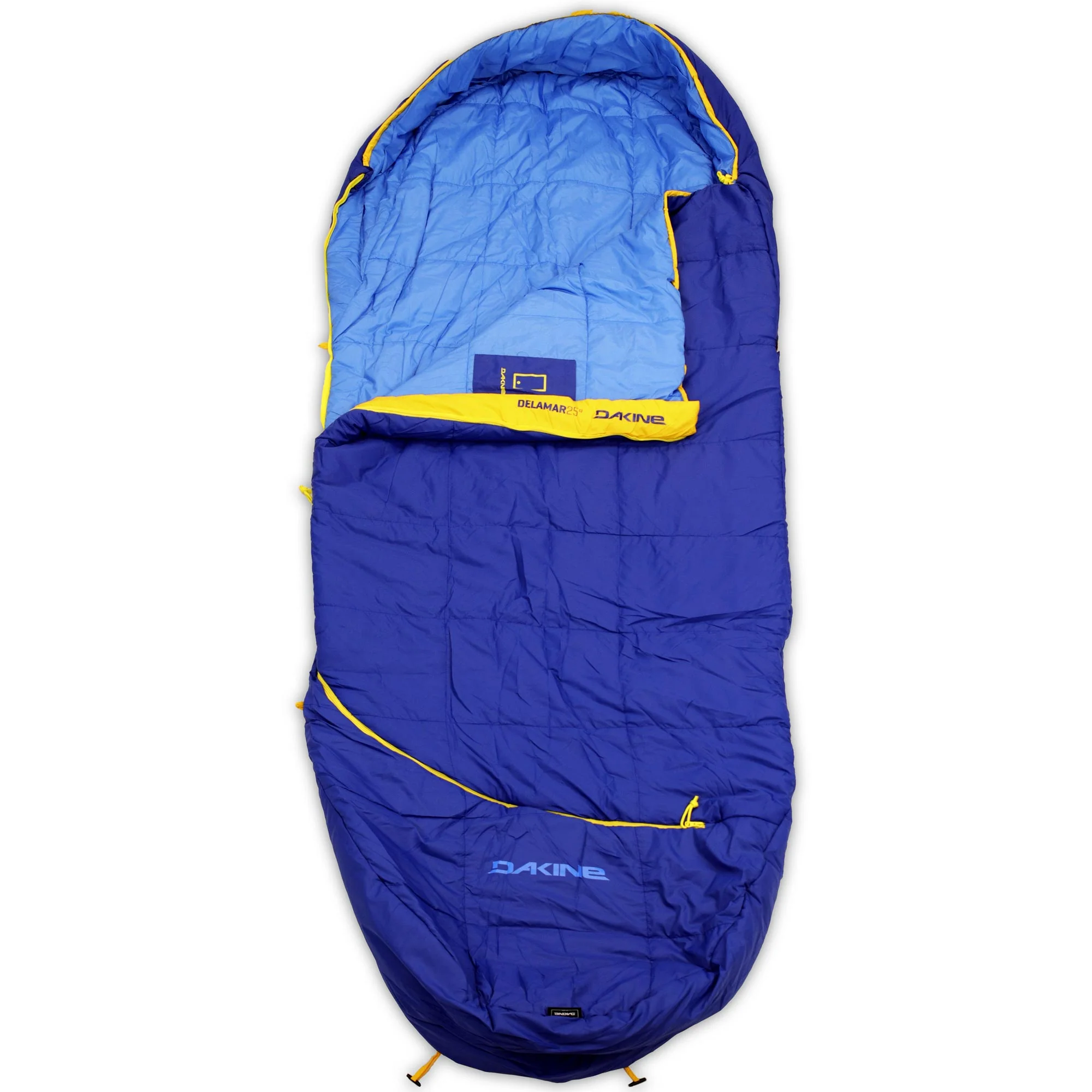 Delamar 25 Series Sleeping Bag - Blue / Yellow - Image 3